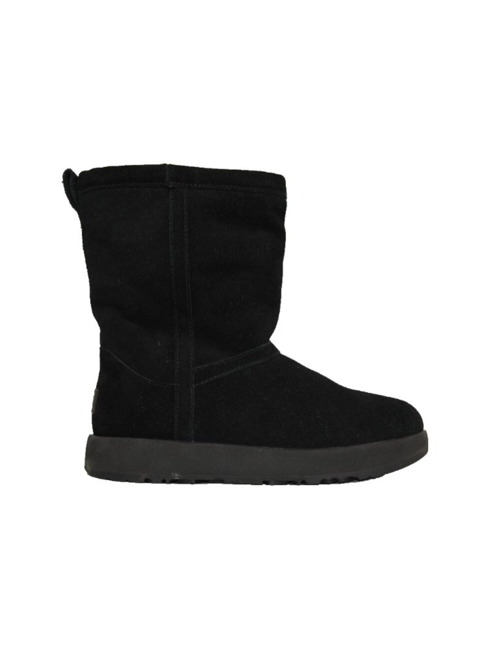 New! Ugg Women's Classic Short Weather Boot 1017508 Black Suede Size 7 DD564